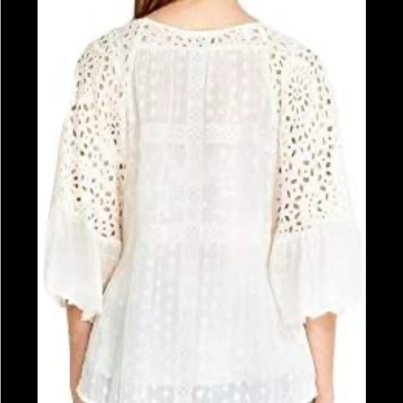 Johnny Was plaid ruffle blouse - Picture 7 of 11